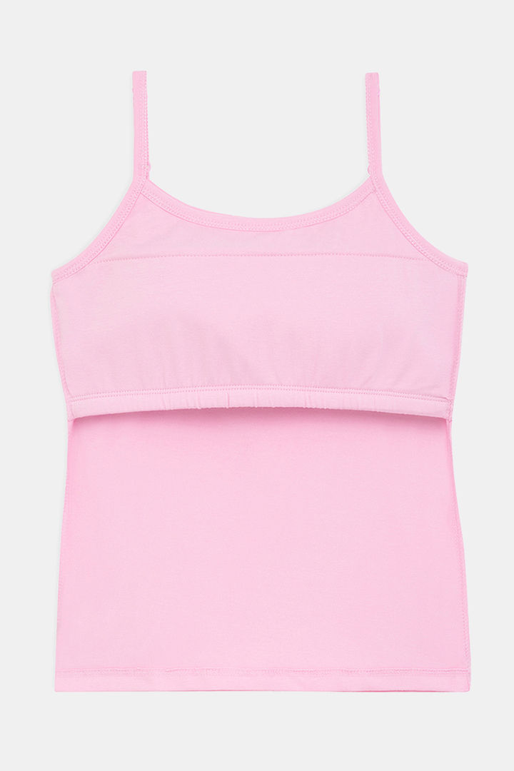 YouGotPlanB Girls Cotton Padded Camisole (Pack of 2) - Multicolor — image 3